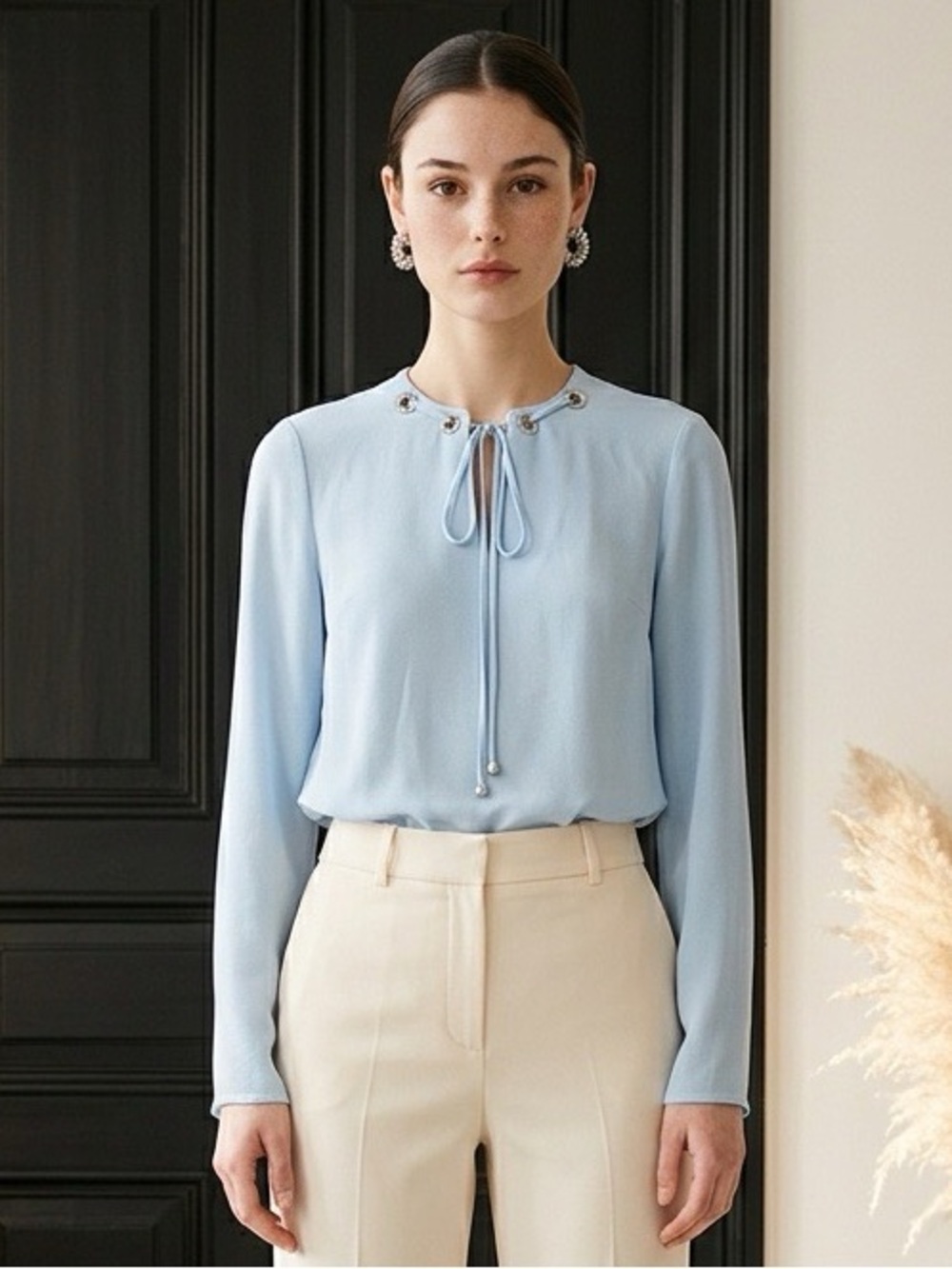 Michael Kors Blouse bell shaped long sleeves